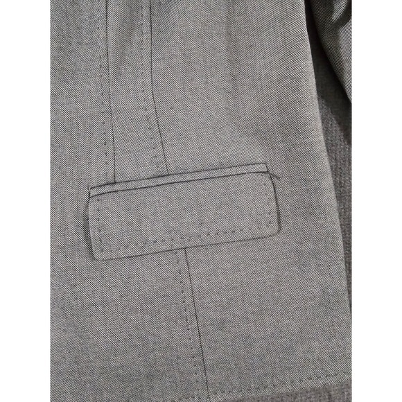 Alfred Dunner Womens Gray 3-Button Textured Blazer Jacket Size 20 - Picture 7 of 16